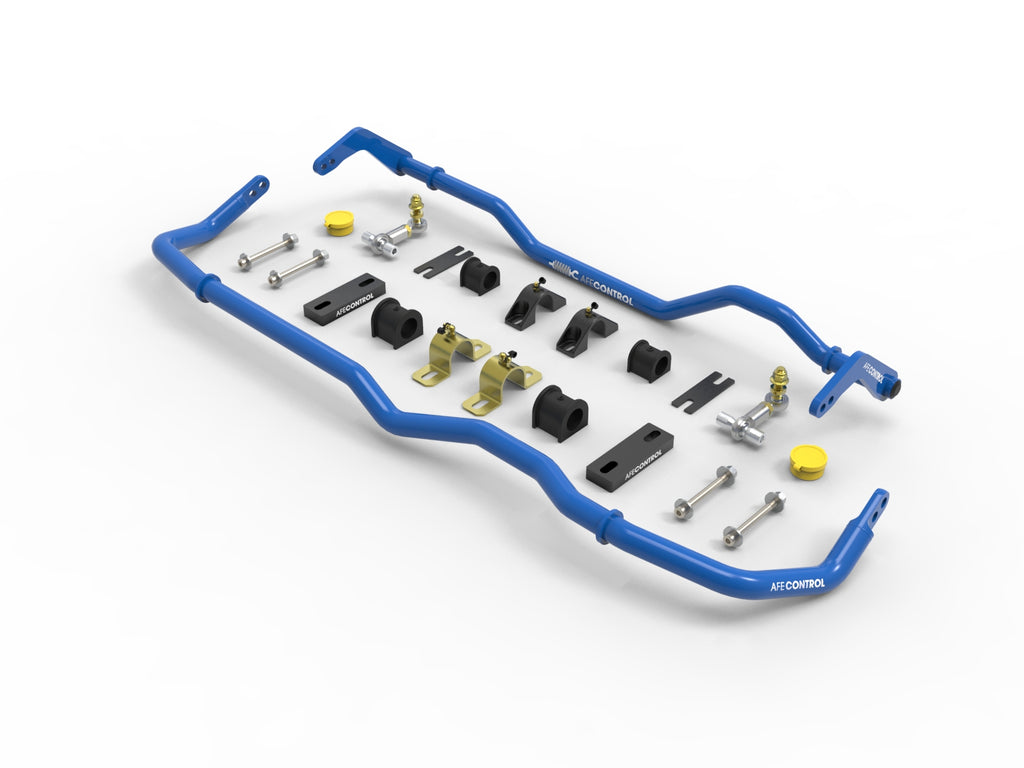 aFe Control Front and Rear Sway Bar Set Blue - Eurosport Performance