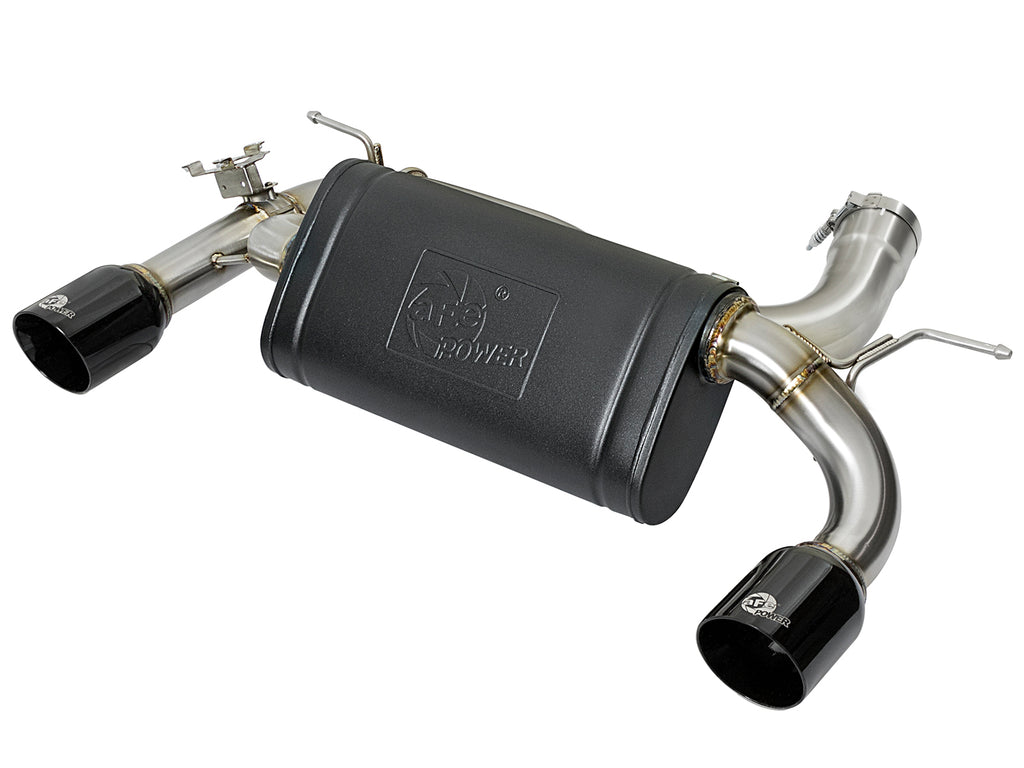 MACH Force-Xp Axle-Back Stainless Steel Exhaust System w/Black Tip - Eurosport Performance