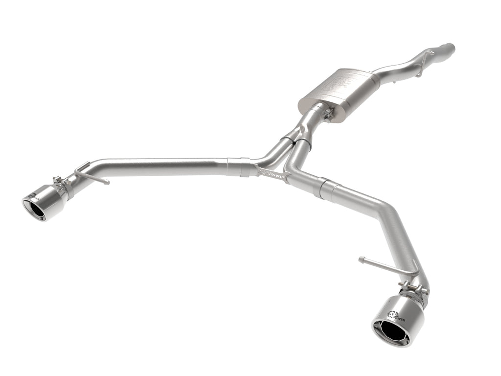 MACH Force-Xp 3 IN to 2-1/2 IN Stainless Steel Axle-Back Exhaust w/ Polished Tip - Eurosport Performance