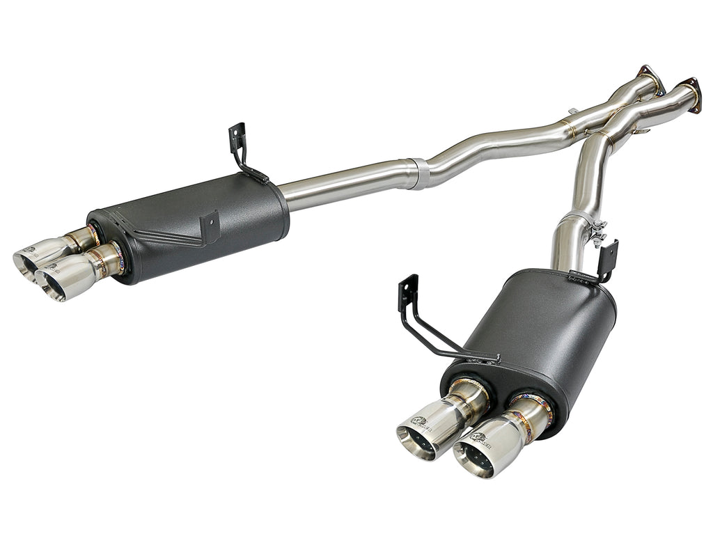 MACH Force-Xp 2-1/2 in 304 Stainless Steel Cat-Back Exhaust w/Polished Tips - Eurosport Performance