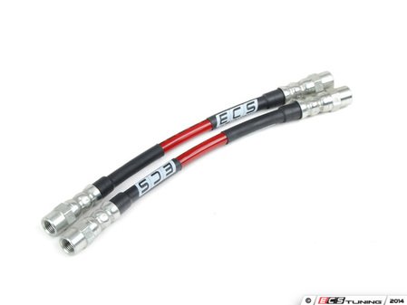 ECS Tuning Exact-Fit Stainless Steel Brake Lines - Mid - Eurosport Performance