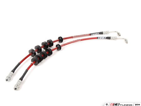 ECS Tuning Front Exact-Fit Stainless Steel Brake Lines