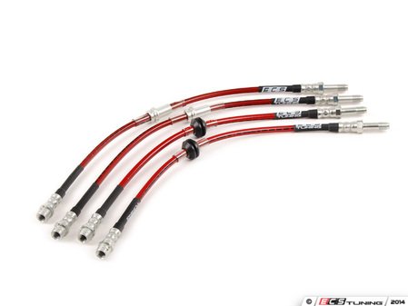 ECS Tuning Exact-Fit Stainless Steel Brake Lines - Complete Kit