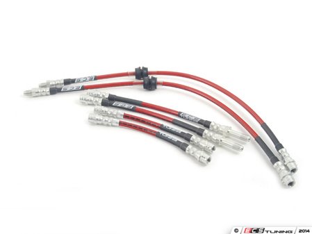 ECS Tuning Exact-Fit Stainless Steel Brake Lines - Complete Kit - Eurosport Performance