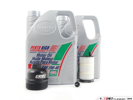 ECS Tuning Oil Service Kit - With ECS Magnetic Drain Plug & Billet Oil Filter Housing - Eurosport Performance