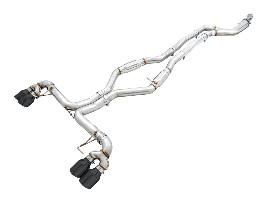 AWE Track Edition Exhaust - G2X M340i / M440i - Diamond Black Tips - Eurosport Performance
