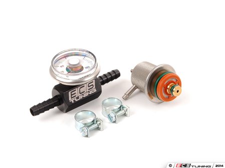 ECS Tuning Adjustable Fuel Pressure Regulator & Gauge Kit - Eurosport Performance