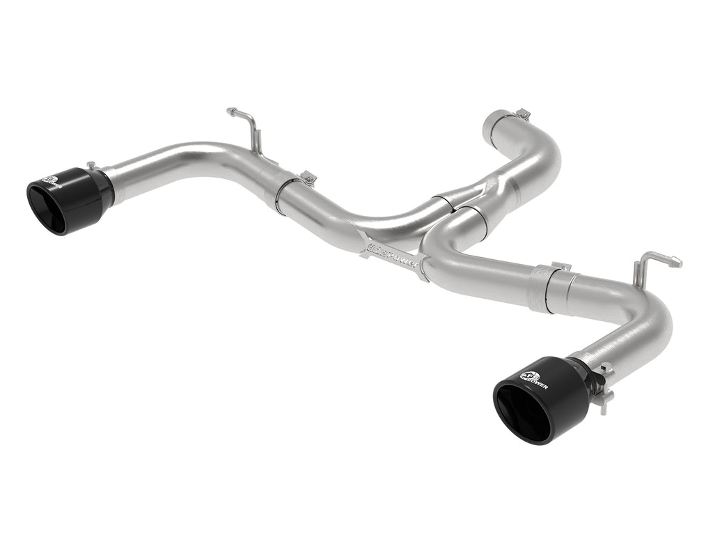 MACH Force-Xp 3 IN to 2-1/2 IN Stainless Steel Axle-Back Exhaust System Black - Eurosport Performance