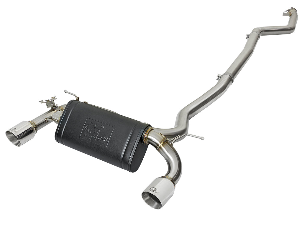 MACH Force-Xp Stainless Steel Cat-Back Exhaust System w/Polished Tips - Eurosport Performance