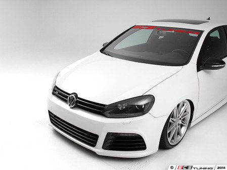 ECS Tuning Vinyl Windshield Banner - Red - Eurosport Performance