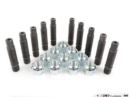 ECS Tuning 56mm Lug Stud Conversion Kit - Set of 10 - Eurosport Performance