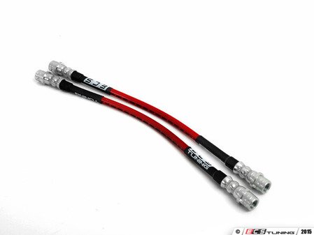 ECS Tuning Front Exact-Fit Stainless Steel Brake Lines - Eurosport Performance