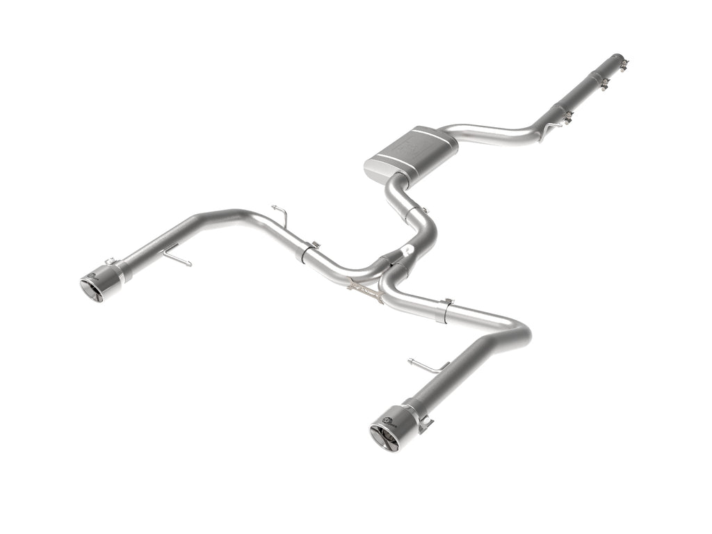 MACH Force-Xp 3 IN to 2-1/2 IN Stainless Steel Cat-Back Exhaust System Polished - Eurosport Performance