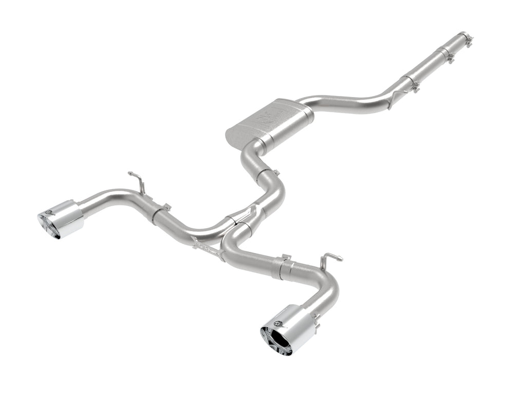 MACH Force-Xp 3 IN to 2-1/2 IN Stainless Steel Cat-Back Exhaust System Polished - Eurosport Performance