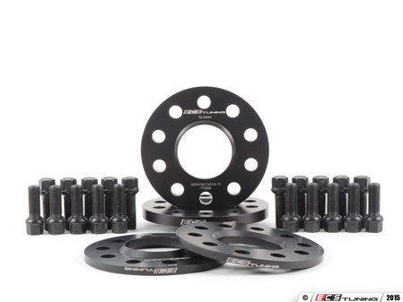 ECS TuningWheel Spacer Flush Fit Kit - Black Bolts