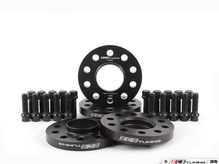 ECS Tuning Audi B8 A4 Wheel Spacer Flush Fit Kit - Black Bolts