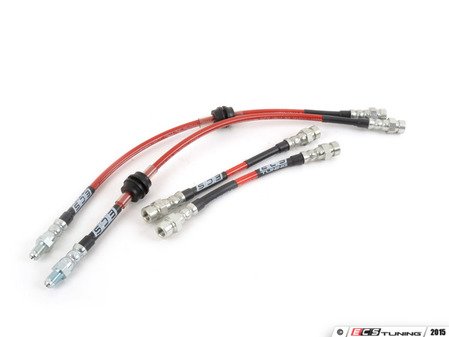 ECS Tuning Exact-Fit Stainless Steel Brake Lines - Kit - Eurosport Performance