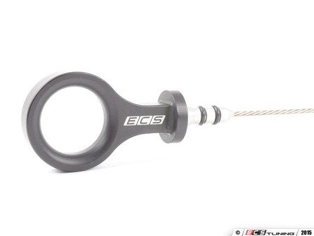 ECS Tuning Billet Engine Oil Dipstick - Black Anodized - Eurosport Performance