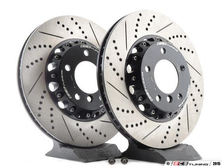 ECS Tuning 2-Piece Lightweight Front Brake Rotors - Pair (325x25) - Eurosport Performance