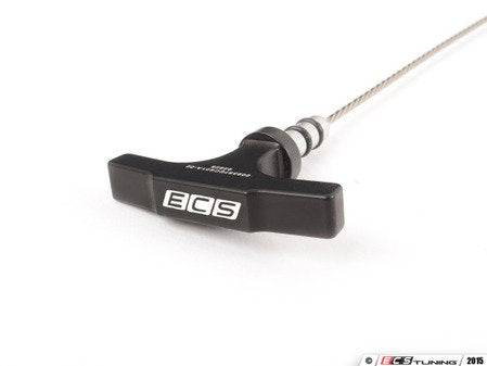 ECS Tuning Billet Engine Oil Dipstick - Black Anodized - Eurosport Performance