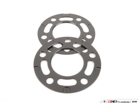 3mm Wheel Spacers - Black (Pair) - Eurosport Performance