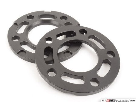 10mm Wheel Spacers - Black (Pair) - Eurosport Performance