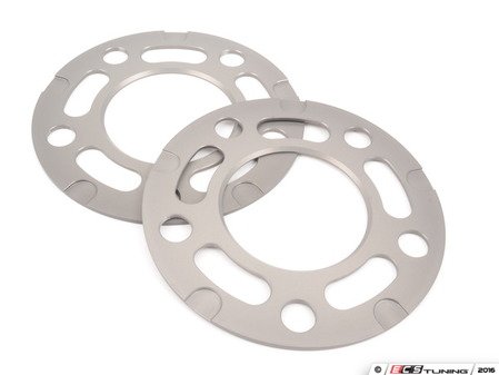 3mm Wheel Spacers - Silver (Pair) - Eurosport Performance