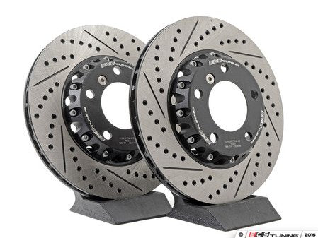 ECS Tuning 2-Piece Lightweight Front Brake Rotors - Pair (300x22) - Eurosport Performance