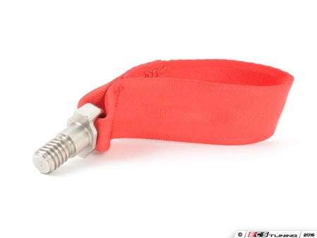 Turner Motorsports Poly Tow Strap With Bolt - Red - Eurosport Performance