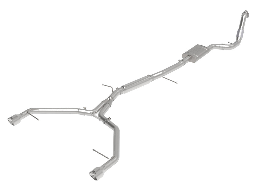 MACH Force-Xp 3 IN to 2-1/2 IN Stainless Steel Cat-Back Exhaust System Polished - Eurosport Performance