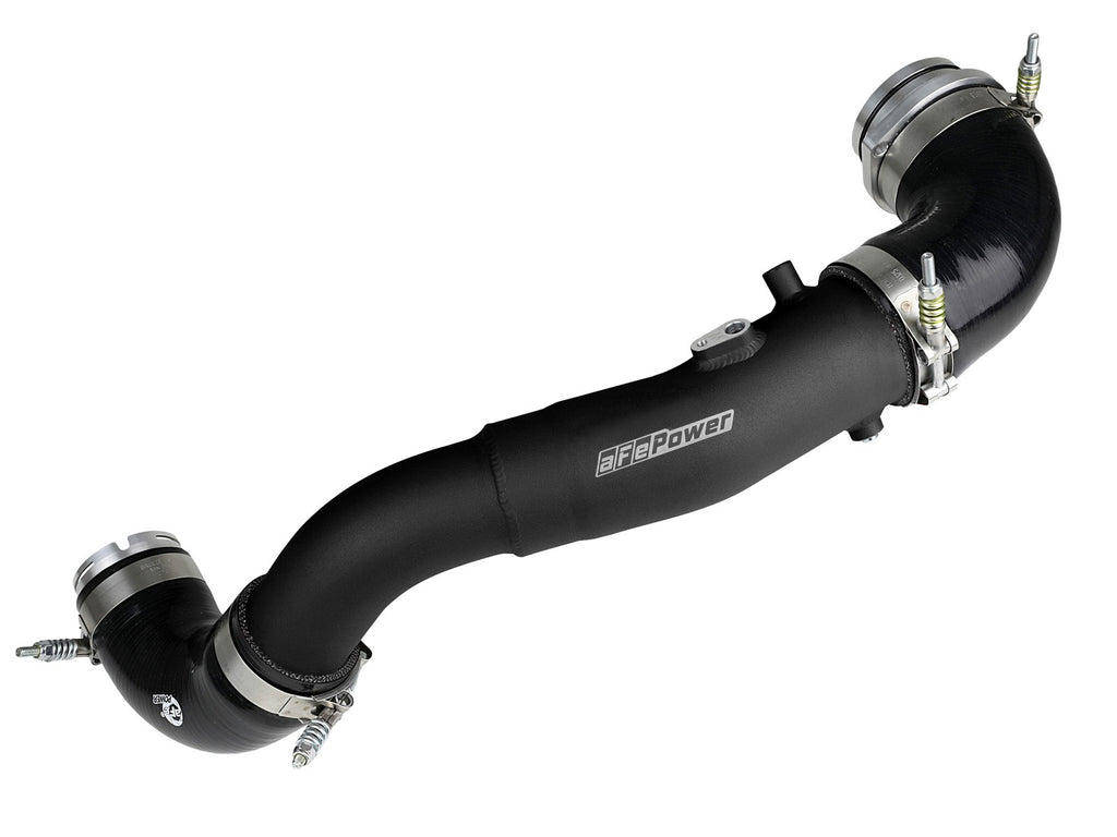 BladeRunner 2-1/2 IN to 3 IN Aluminum Hot Charge Pipe Black - Eurosport Performance