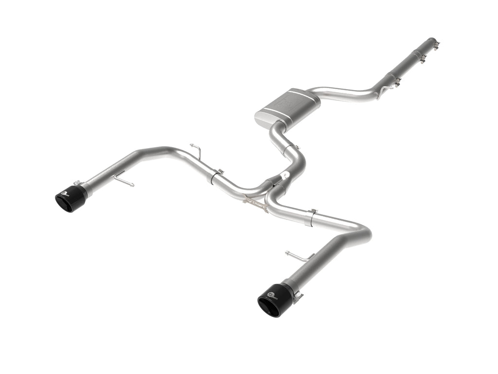 MACH Force-Xp 3 IN to 2-1/2 IN Stainless Steel Cat-Back Exhaust System Black - Eurosport Performance