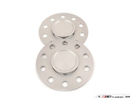 5mm Wheel Spacers with Integrated Hub Extenders - Silver (Pair) - Eurosport Performance