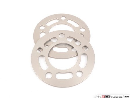 5mm Big Pad Wheel Spacers - Silver (Pair) - Eurosport Performance
