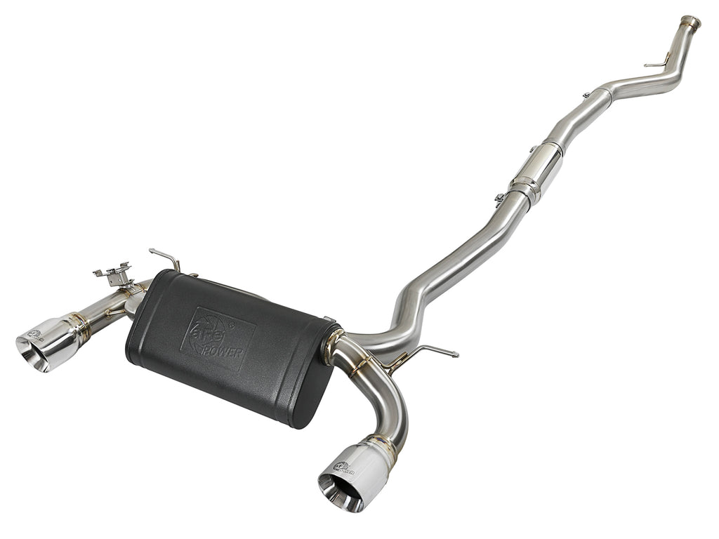MACH Force-Xp 304 Stainless Steel Cat-Back Exhaust System w/Polished Tips - Eurosport Performance