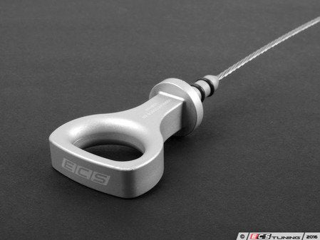 ECS Tuning Billet Engine Oil Dipstick - Silver Anodized - Eurosport Performance