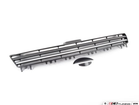 ECS Tuning Golf R Badgeless Grille - With Silver Strip - Eurosport Performance