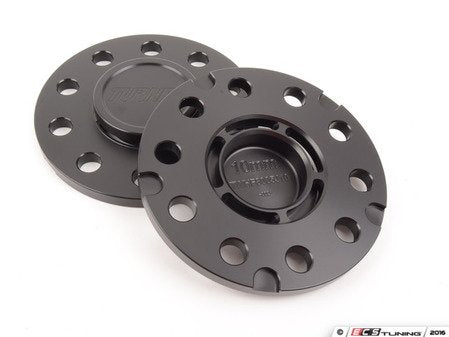10mm Wheel Spacers with Integrated Hub Extenders - Black (Pair) - Eurosport Performance