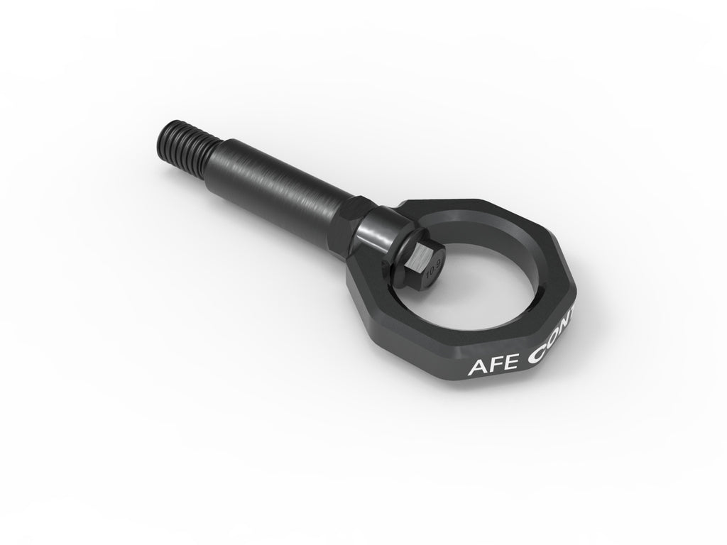 aFe Control Front Tow Hook Gray - Eurosport Performance