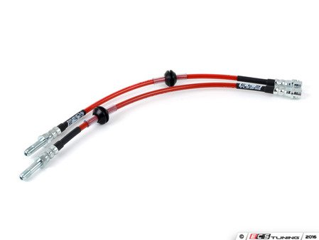 ECS Tuning Exact-Fit Stainless Steel Brake Line - Front - Eurosport Performance