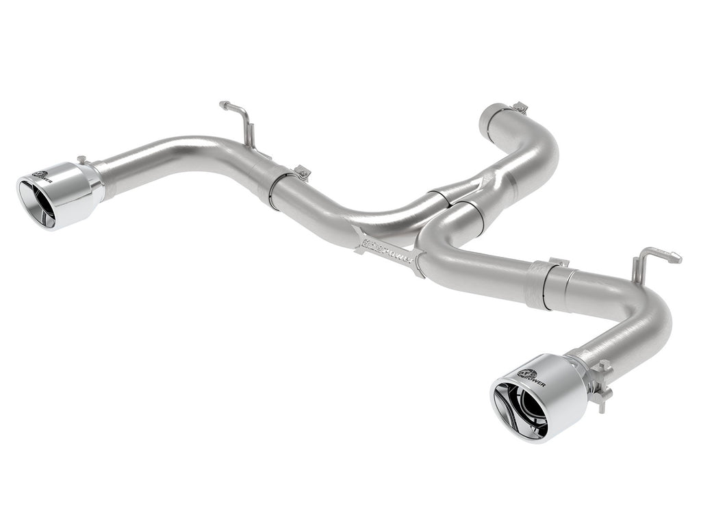 MACH Force-Xp 3 IN to 2-1/2 IN Stainless Steel Axle-Back Exhaust System Polished - Eurosport Performance