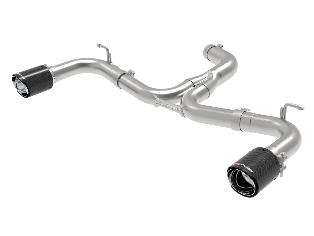 MACH Force-Xp 3 IN to 2-1/2 IN Stainless Steel Axle-Back Exhaust System Carbon - Eurosport Performance