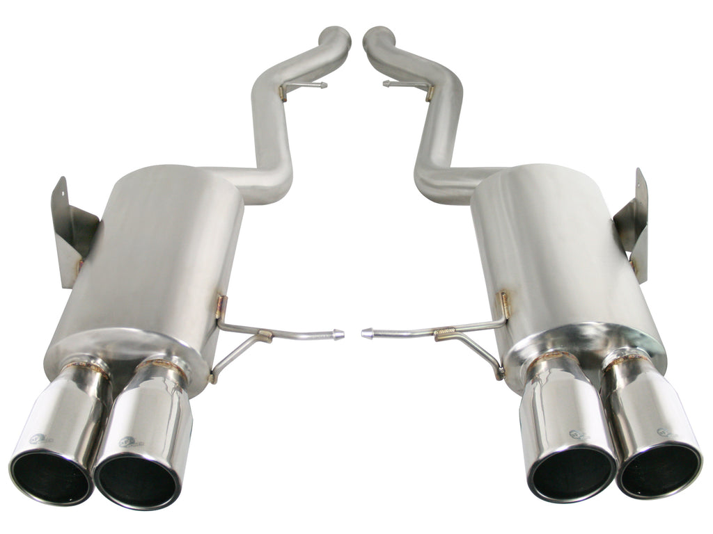 MACH Force-Xp 2-1/2in 304 Stainless Steel Cat-Back Exhaust System w/Polished Tip - Eurosport Performance