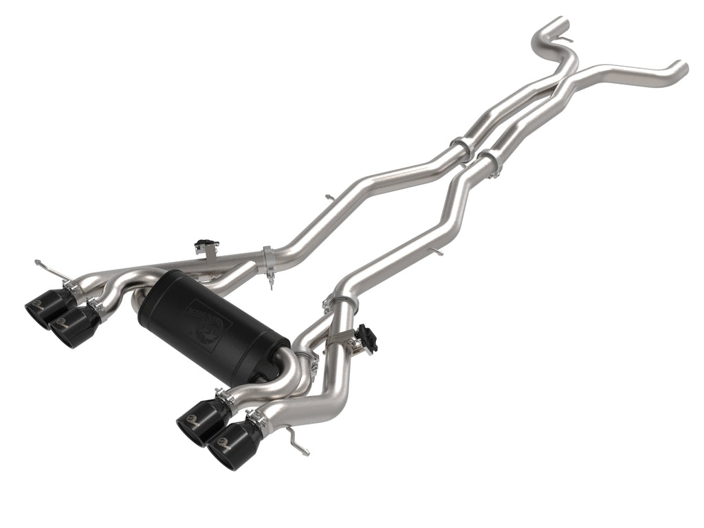 MACH Force-Xp 3 IN to 2-1/2 IN Stainless Steel Cat-Back Exhaust System Black - Eurosport Performance