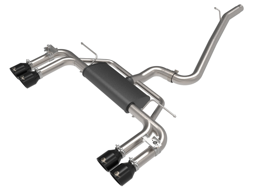MACH Force-Xp 3 IN to 2-1/2 IN Stainless Steel Cat-Back Exhaust System Black - Eurosport Performance