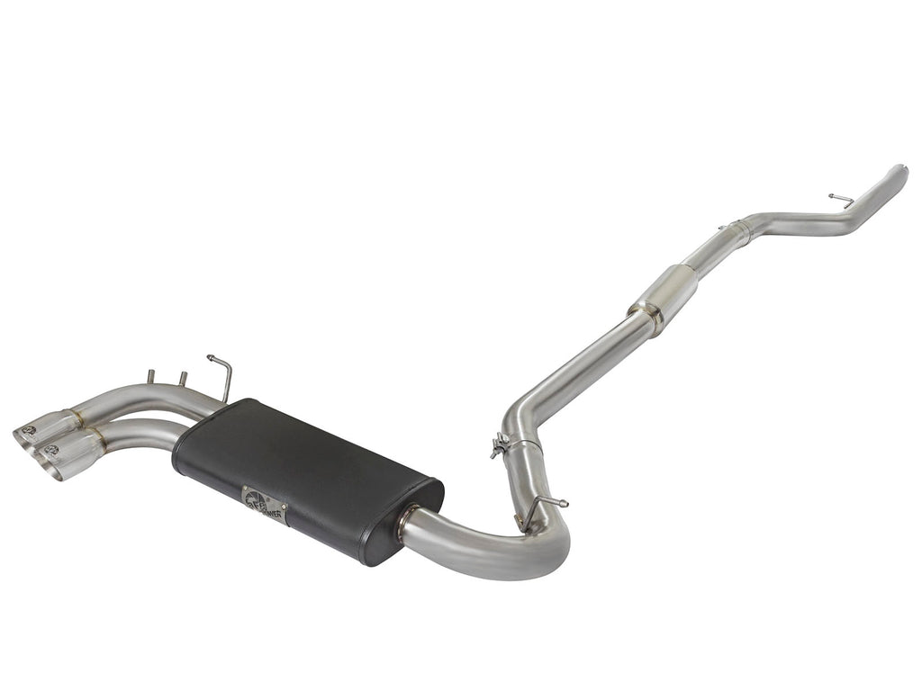MACH Force-Xp 3 IN to 2-1/4 IN Stainless Steel Cat-Back Exhaust w/ Polish Tip - Eurosport Performance
