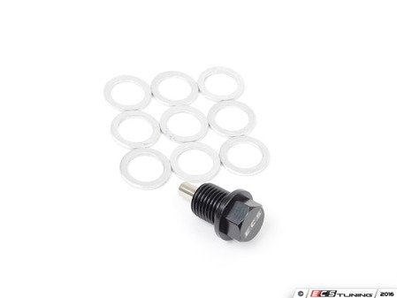 Bouchon de vidange d'huile magnétique ECS Tuning - avec 10 rondelles en aluminium