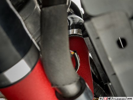 ECS Tuning High Flow Throttle Pipe Kit - Wrinkle Red - Eurosport Performance