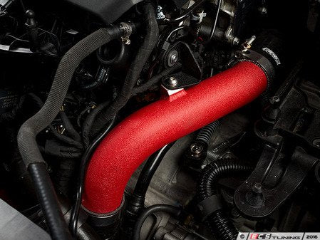 ECS Tuning High Flow Turbo Outlet Pipe Kit - Wrinkle Red - Eurosport Performance