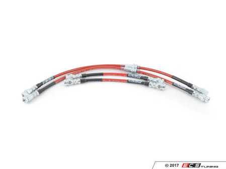 ECS Tuning Exact-Fit Stainless Steel Brake Lines - Kit - Eurosport Performance